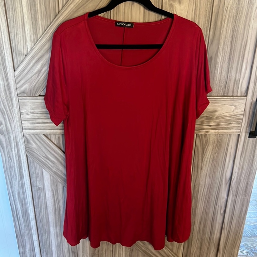 New without tags burgundy tunic/dress by Monnuro